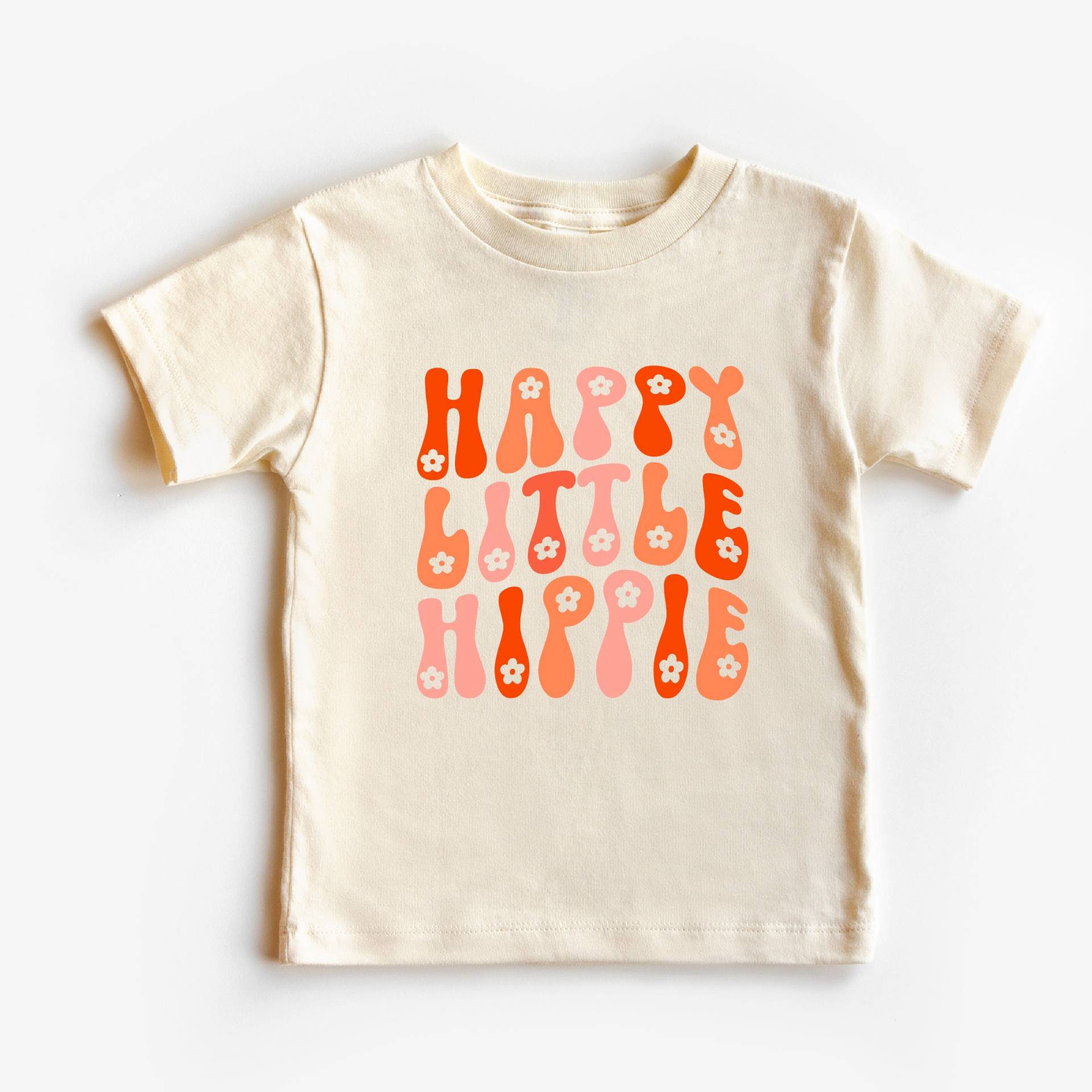 Happy Little Hippie Kleinkind/Baby Shirt, Süßes Kindershirt, Trendy, Retro Kleinkind, Geschenk, Peace, Groovy von ShopBeauandBelle