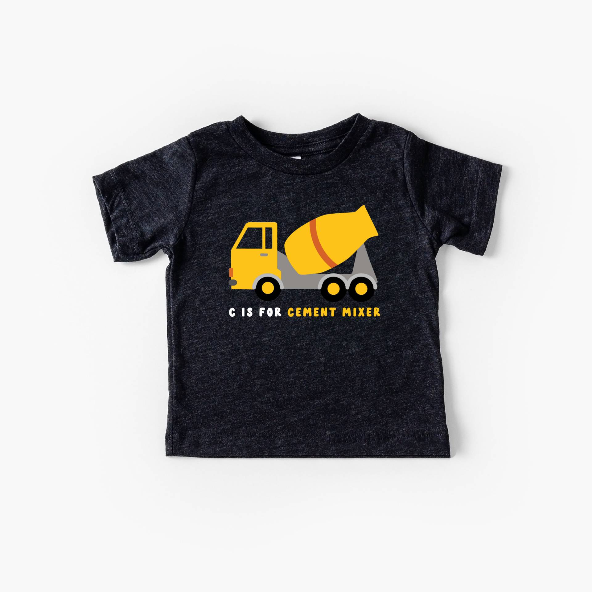 Zement Mixer Kleinkind/Baby T-Shirt, Fahrzeuge, Bus, Bau Geburtstagsshirt, Jungen Truck Shirt von ShopBeauandBelle