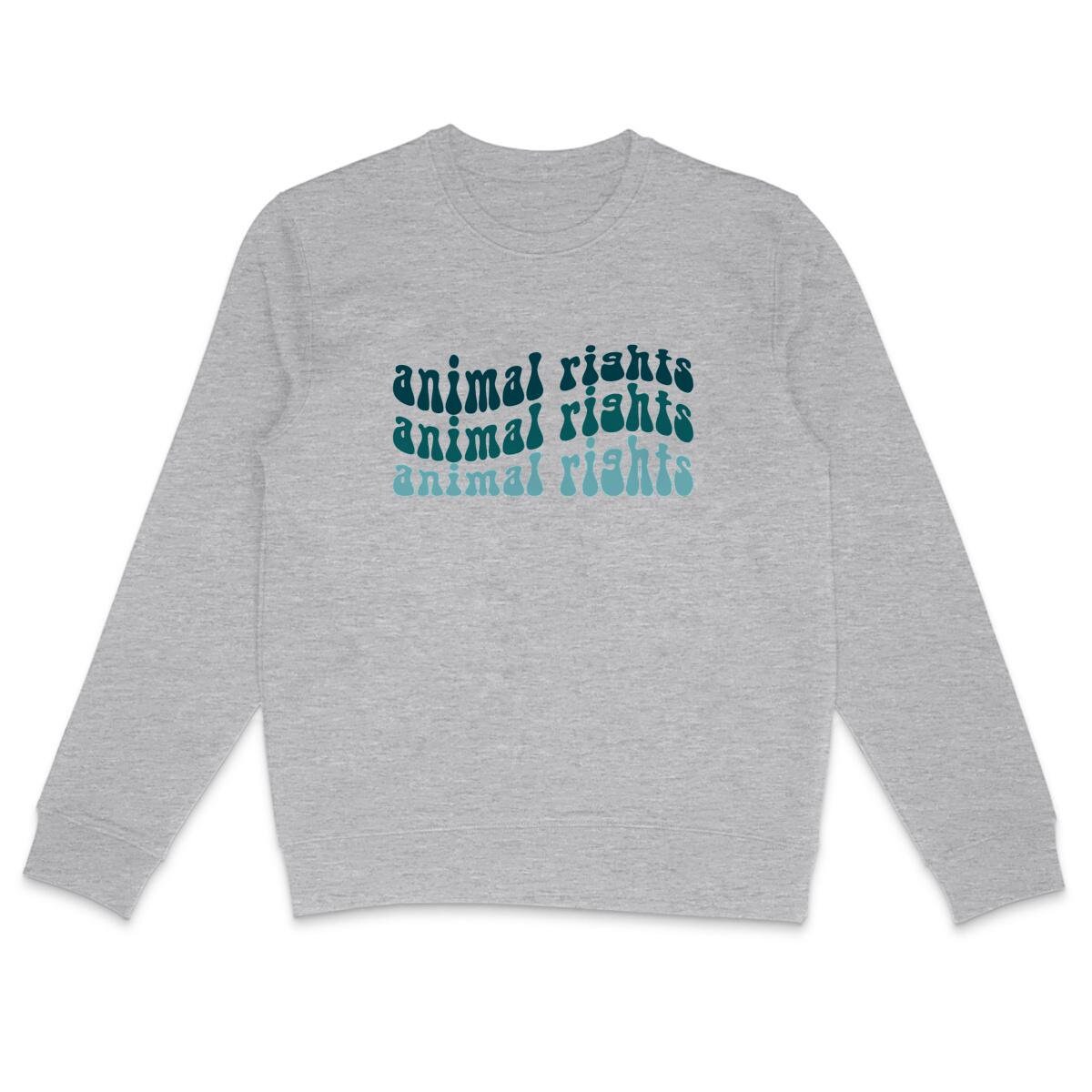 Animal Rights Sweatshirt, Grau, Vegan Pulli, Bio|Fair|Vegan Animal Rights Sweatshirt, Grau, Vegan Pulli, Bio|Fair|Vegan von ShopForAnimalRights