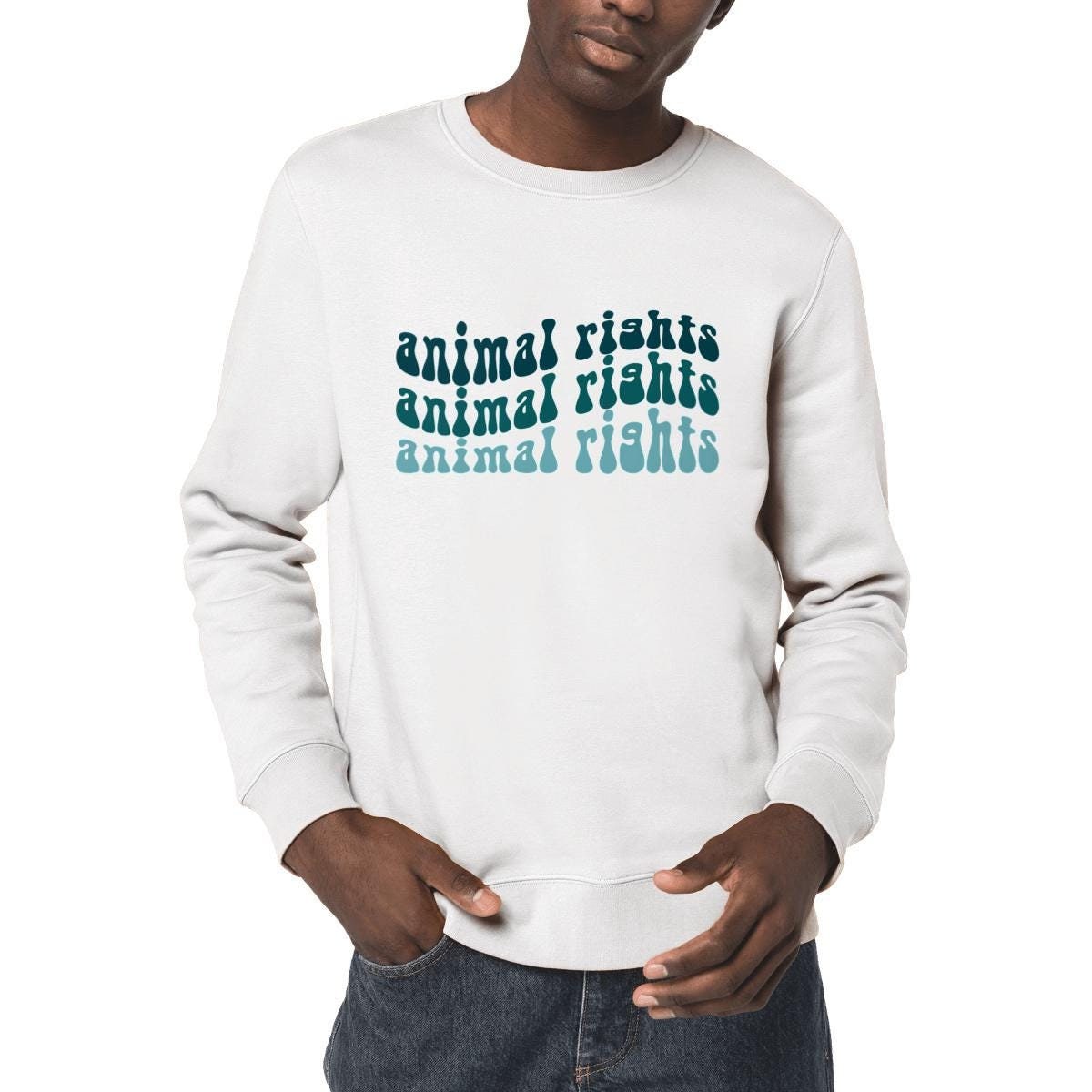 Animal Rights Sweatshirt, Vegan Pulli, Bio|Fair|Vegan Animal Rights Sweatshirt, Vegan Pulli, Bio|Fair|Vegan von ShopForAnimalRights