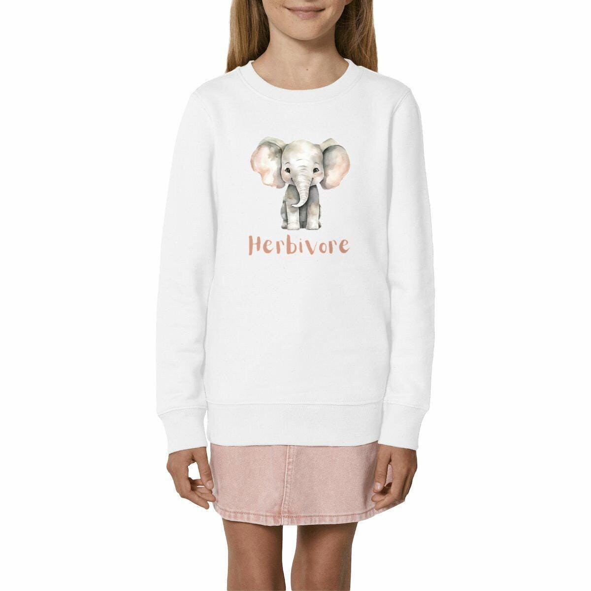 Vegan Kinder Sweatshirt, Pulli, Elefant, Pullover, Bio|Fair|Vegan Vegan Kinder Sweatshirt, Pulli, Elefant, Pullover, Bio|Fair|Vegan von ShopForAnimalRights