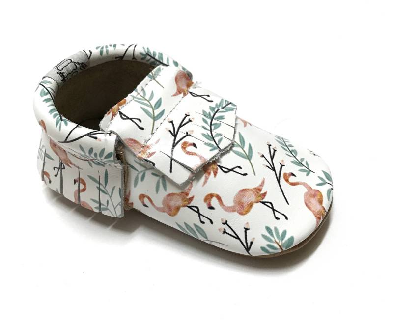 Flamingo Vibes Leder Mokassins Flamingo Vibes Leder Mokassins von ShopGloverKids