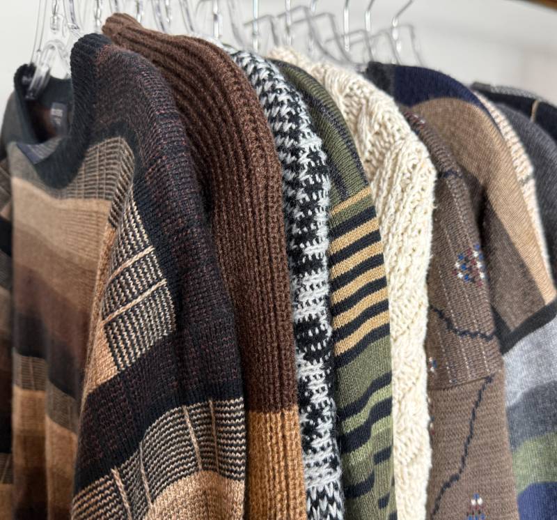 Mystery Erdfarbener Pullover Stricken Thrifted 90Er Jahre Vintage Style Opa Teen Geschenk Bundle Oversized Mystery Erdfarbener Pullover Stricken Thrifted 90Er Jahre Vintage Style Opa Teen Geschenk Bundle Oversized von ShopGoodWitch