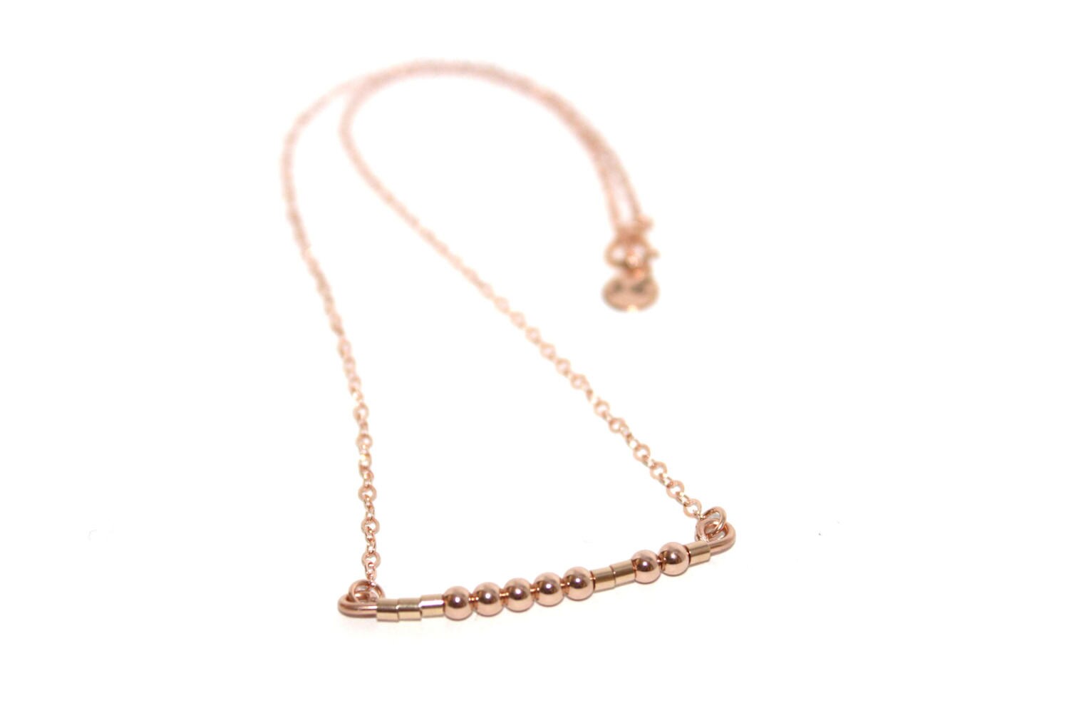 Ohana // Morsecode Perlenkette | Rose Gold Filled - Ohana Halskette, Bedeutet Familie, Kette Halskette Ohana // Morsecode Perlenkette | Rose Gold Filled - Ohana Halskette, Bedeutet Familie, Kette Halskette von ShopGuyBlanco