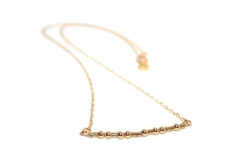 Oma/Morse Code Kette Halskette | 14K Gold Filled - Oma Halskette, Großmutter Geschenk von ShopGuyBlanco