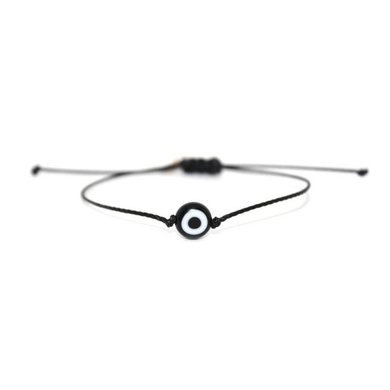 Schwarz -Weißes Evil Eye Perlenarmband | Schlicht - Armband, Glücksarmband, Schutzarmband Schwarz -Weißes Evil Eye Perlenarmband | Schlicht - Armband, Glücksarmband, Schutzarmband von ShopGuyBlanco