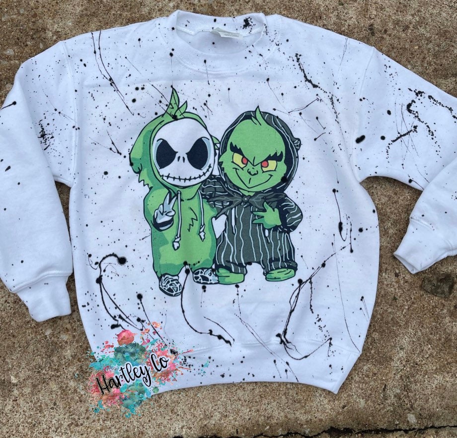 Kleinkind, Jugend Oder Erwachsene Jack Kürbis König Ncb Pullover, Halloween, Handgefärbt Mean One, Weihnachtsgeschenk Kleinkind, Jugend Oder Erwachsene Jack Kürbis König Ncb Pullover, Halloween, Handgefärbt Mean One, Weihnachtsgeschenk von ShopHartleyCo