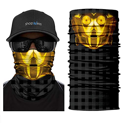 ShopINess Multifunktions Schlauchschal - Robot von ShopINess
