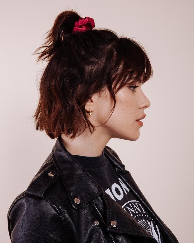 Mini Seiden Scrunchie - Royal Flush von ShopImWithTheBand