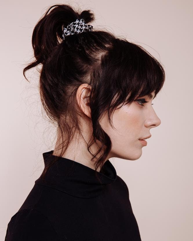 Mini Seiden Scrunchie - French Accessoire von ShopImWithTheBand