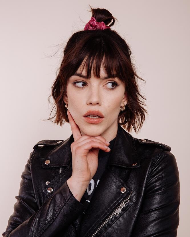 Mini Seiden Scrunchie - Lucky You von ShopImWithTheBand