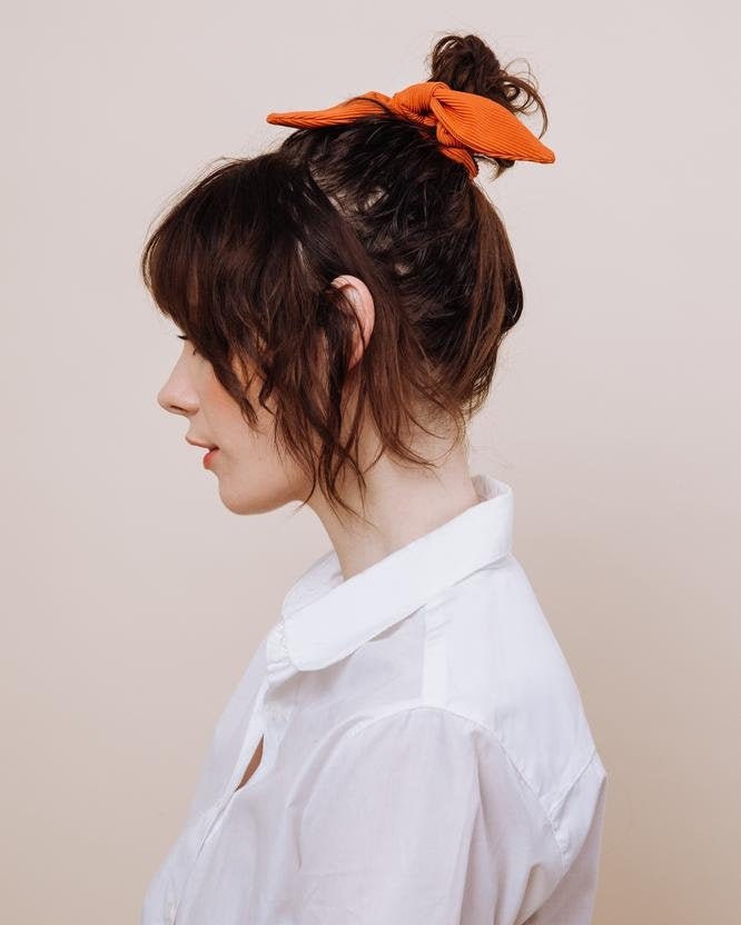 Gerippte Scrunchie Krawatte - Santa Fe von ShopImWithTheBand