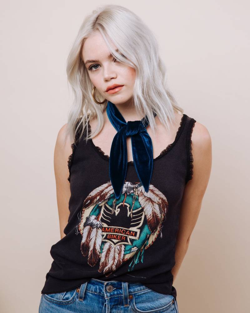 Samt Schal Zum Binden - Mystic Seas von ShopImWithTheBand