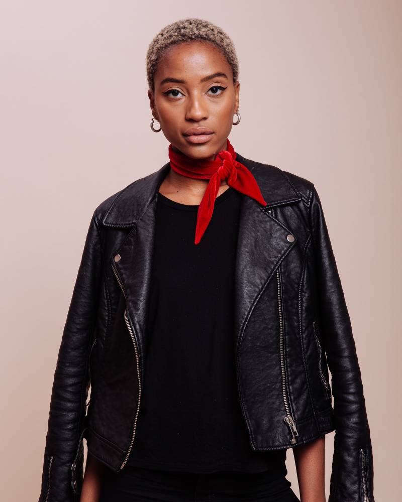 Samt Schal Zum Binden von ShopImWithTheBand