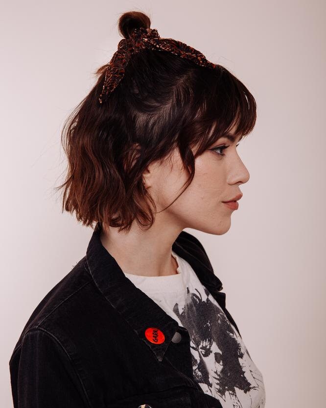 Samt Scrunchie Krawatte - Wild Thing von ShopImWithTheBand