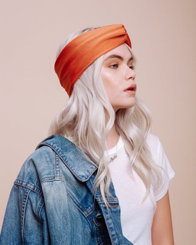 Schimmer Turban - Phoenix Rising von ShopImWithTheBand