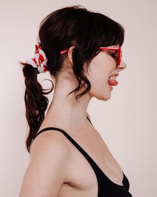 Seiden Scrunchie - Chatterbox von ShopImWithTheBand