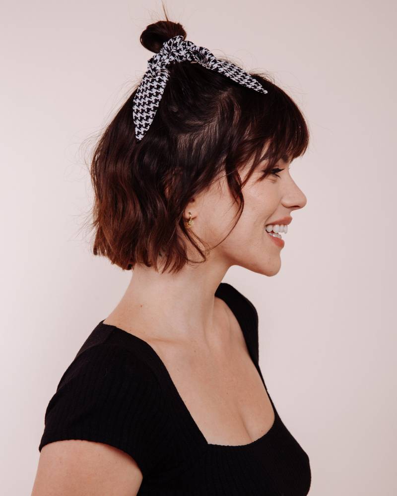 Seiden Scrunchie Krawatte - French Wire von ShopImWithTheBand
