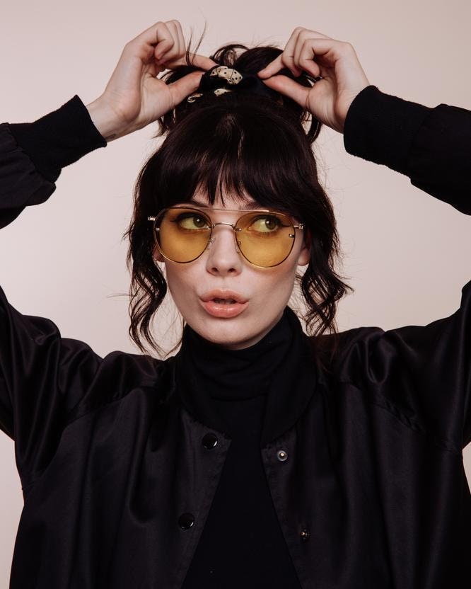 Seiden Scrunchie - Lady Lucky Gold Seiden Scrunchie - Lady Lucky Gold von ShopImWithTheBand