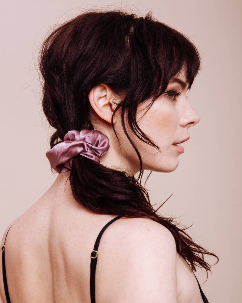 Seiden Scrunchie - Purple Haze von ShopImWithTheBand
