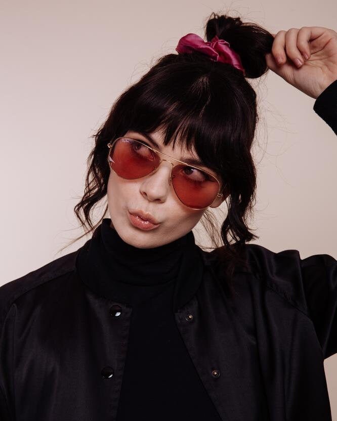 Seiden Scrunchie - Lucky You von ShopImWithTheBand