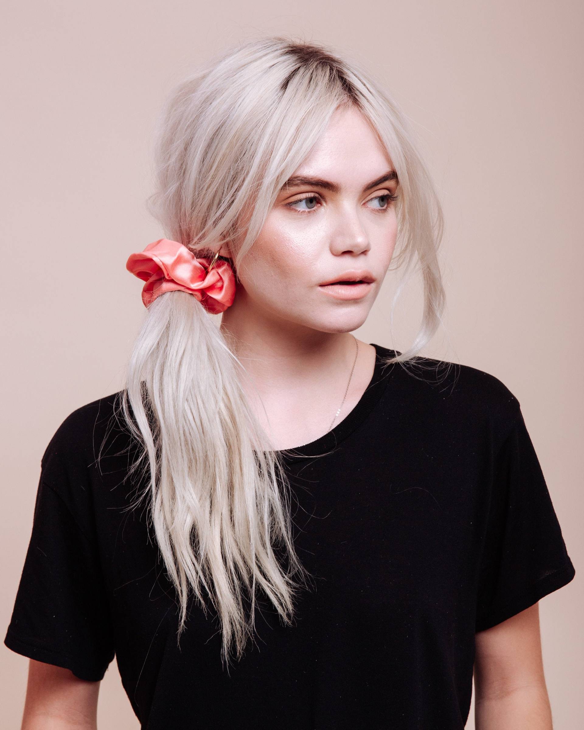 Seiden Scrunchie - Tequila Sunrise von ShopImWithTheBand