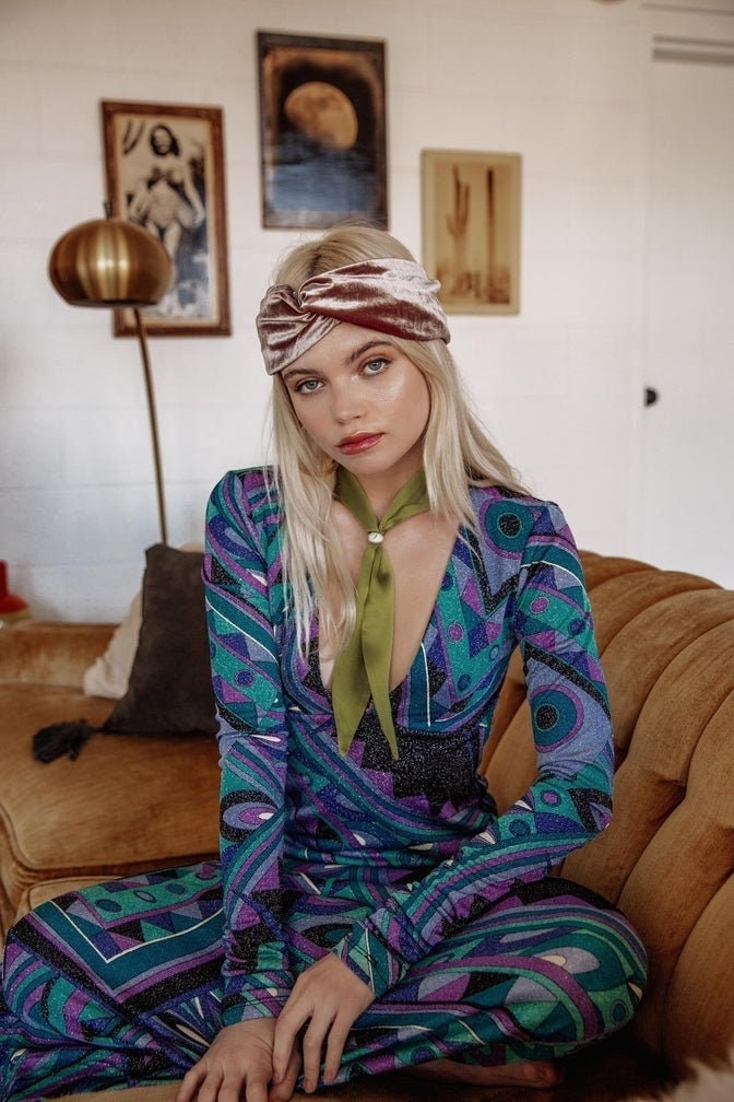 Seidenschal Zum Binden - Yucca von ShopImWithTheBand