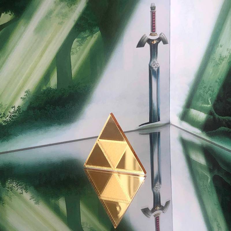Triforce Gold Spiegel Pin Triforce Gold Spiegel Pin von ShopItemGet