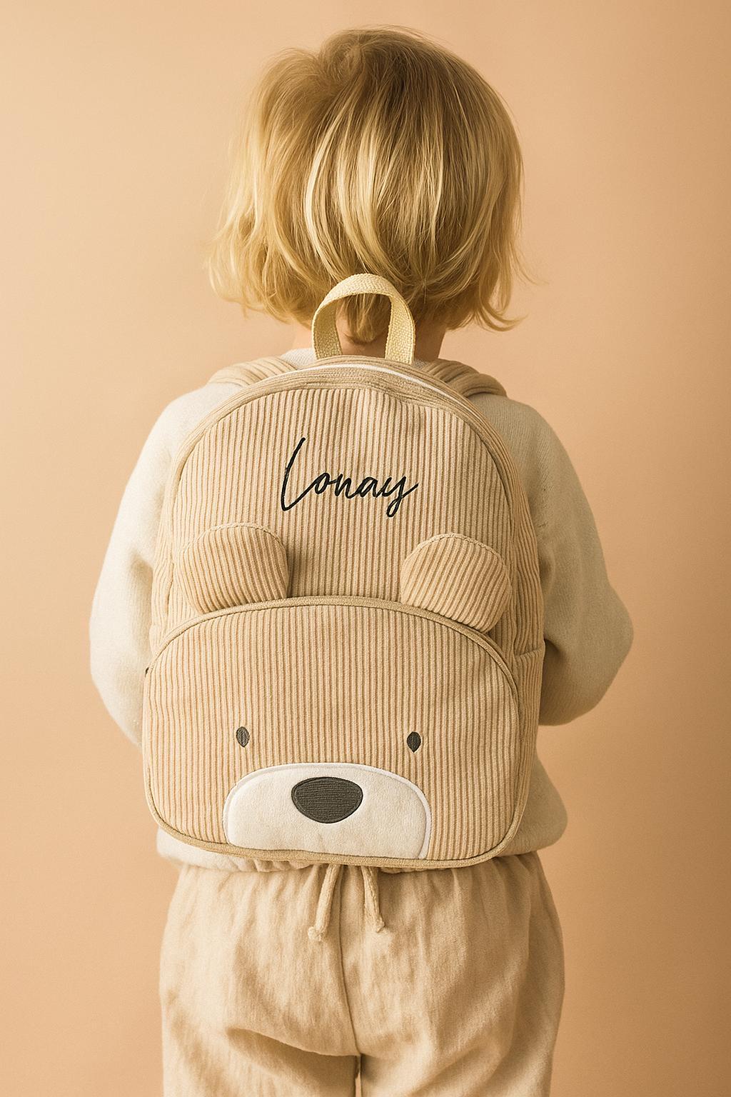Cord-Bärenrucksack Kostenlos Personalisiert | Bärenrucksack Mit Namen Kindergarten Rucksack Beige Cord Geschenk Cord-Bärenrucksack Kostenlos Personalisiert | Bärenrucksack Mit Namen Kindergarten Rucksack Beige Cord Geschenk von ShopJilou