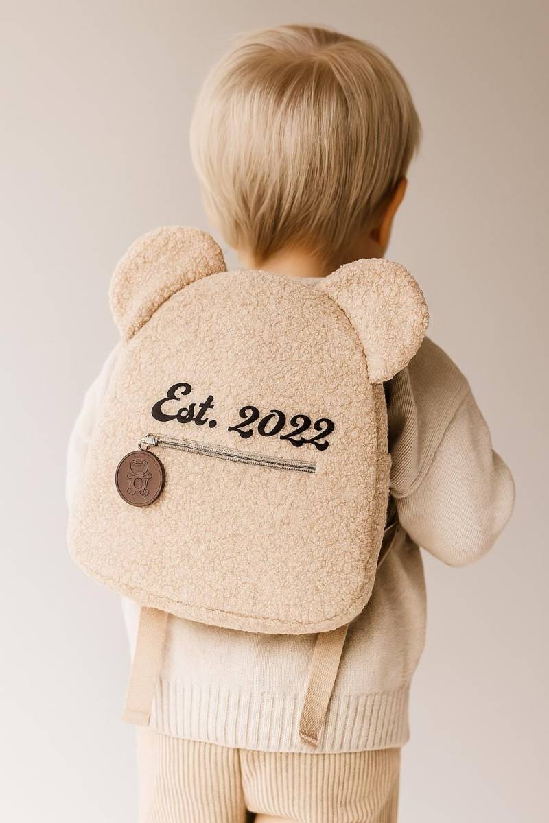 Teddyrucksack Kostenlos Personalisiert | Bärenrucksack Mit Namen Kindergarten Rucksack Beige Braun Geschenk Teddyrucksack Kostenlos Personalisiert | Bärenrucksack Mit Namen Kindergarten Rucksack Beige Braun Geschenk von ShopJilou