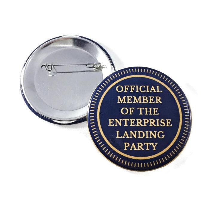 Trek "Offizielles Mitglied Der "Enterprise Landing Party" Anstecknadel." von ShopLLAP