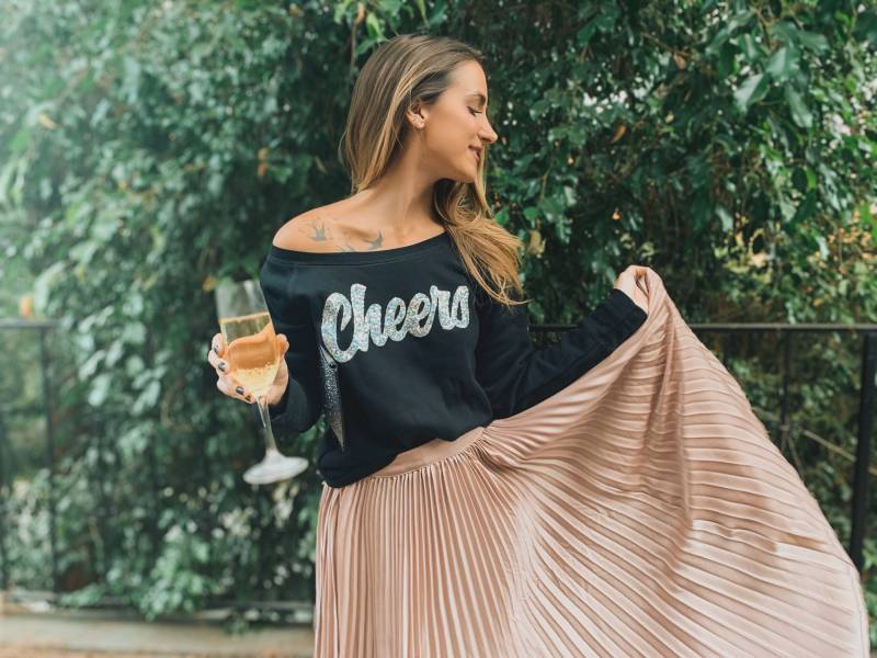 Pailletten Verlobung Shirt/Hässliche Weihnachten Pullover Sweatshirt Urlaub Shirts Geschenke Für Frauen Sie Schulterfrei Plus Größe von ShopLoveAndBambii