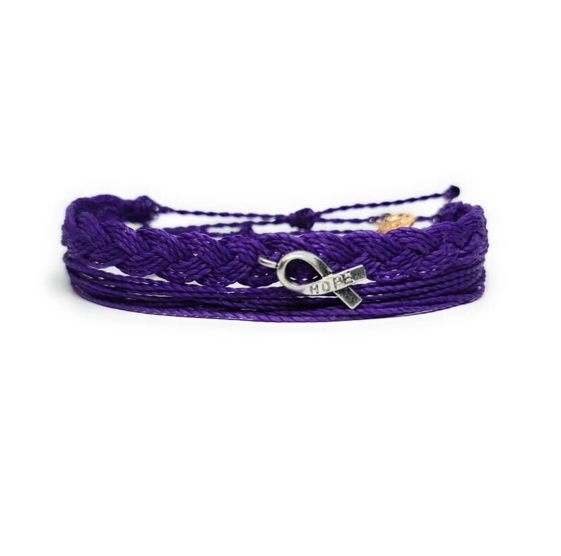 Bauchspeicheldrüsenkrebs Bewusstsein Armbänder, By Mabuhay Bracelets® | Zur Unterstützung Der Geliebten Menschen, Die Gegen Krebs Kämpfen von ShopMabuhayBracelets