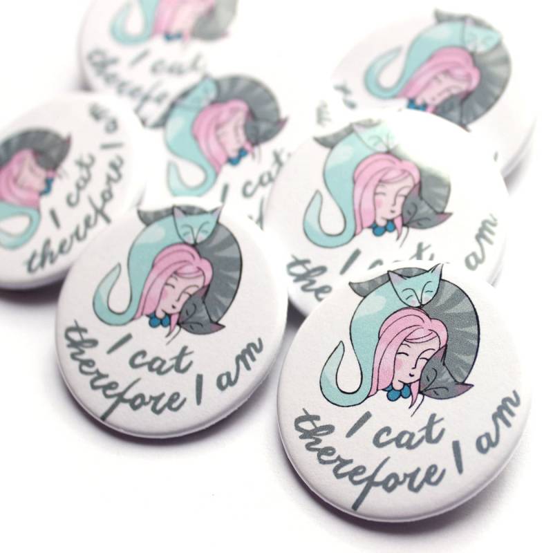 Katzen Abzeichen Pin - I Cat Also Am Badges Crazy Cat Lady Katzen Abzeichen Pin - I Cat Also Am Badges Crazy Cat Lady von ShopMissElla