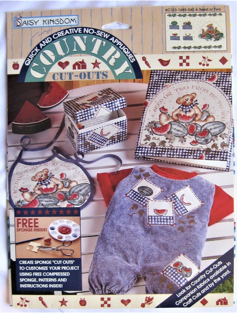 Daisy Kingdom Country Cut-Outs Appliques A Seed Or Two #c123-1685-042 von ShopPattern