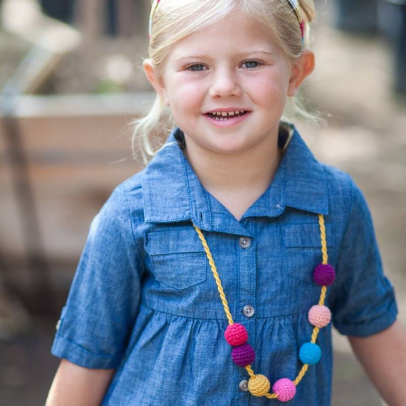 Boho Perlenkette Artisan Für Mädchen - Mehrfarbig | 3-8Y von ShopPeppercornKids