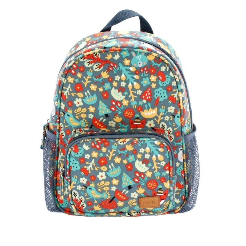 Kleine Mädchen Rucksack - Woodland Print/Grau | Alter 3-6 7 Jahre von ShopPeppercornKids