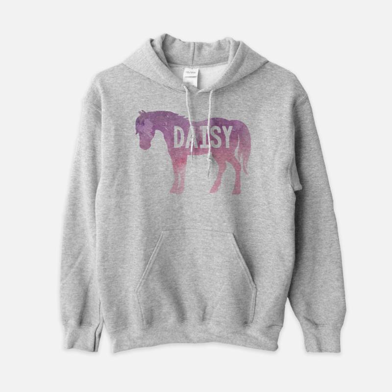 Benutzerdefinierte Galaxy Pony Name Reiten Hoodie Sweatshirt Benutzerdefinierte Galaxy Pony Name Reiten Hoodie Sweatshirt von ShopPonyMacaroni