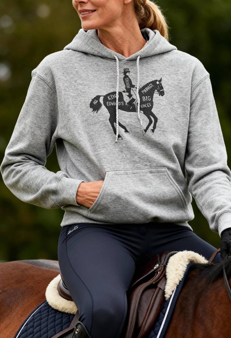 Dressur Alle König Edward Pferde Reiter Hoodie Sweatshirt von ShopPonyMacaroni