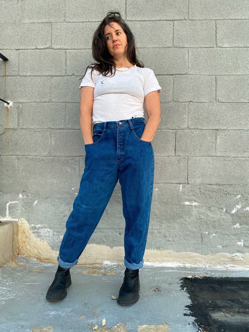 90Er Jahre Venezia Vitale Mom Jeans in Mittlerer Waschung | 32" X 31" von ShopPuckVintage