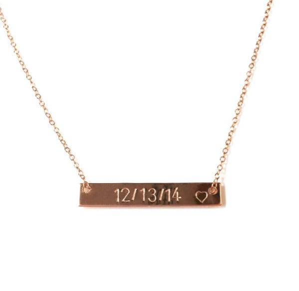 Personalisierte Bar Halskette Personalisierte Bar Halskette von ShopRubyTulip