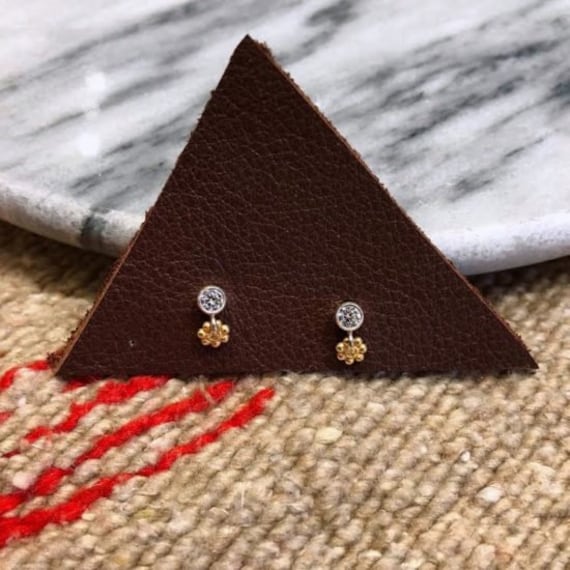 Süße Erbsen-Ohrstecker von ShopRubyTulip