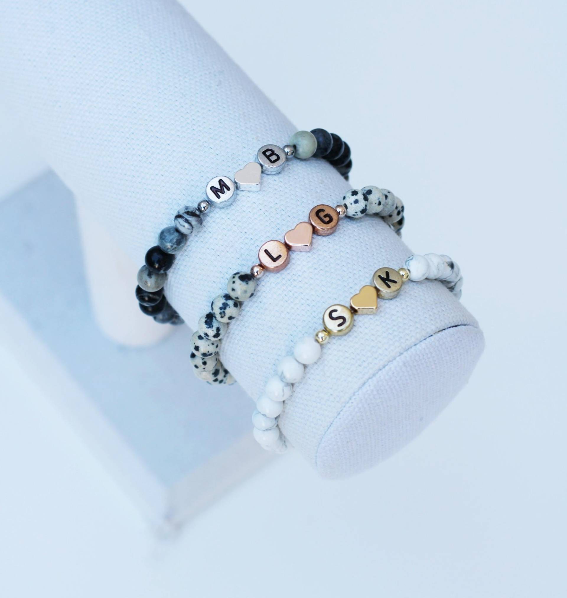 Liebe Initial Armbänder | Paar Anfangsarmbänder Herz Armband Für Paar Besten Freund Freundin Liebe Initial Armbänder | Paar Anfangsarmbänder Herz Armband Für Paar Besten Freund Freundin von ShopSarahndipity