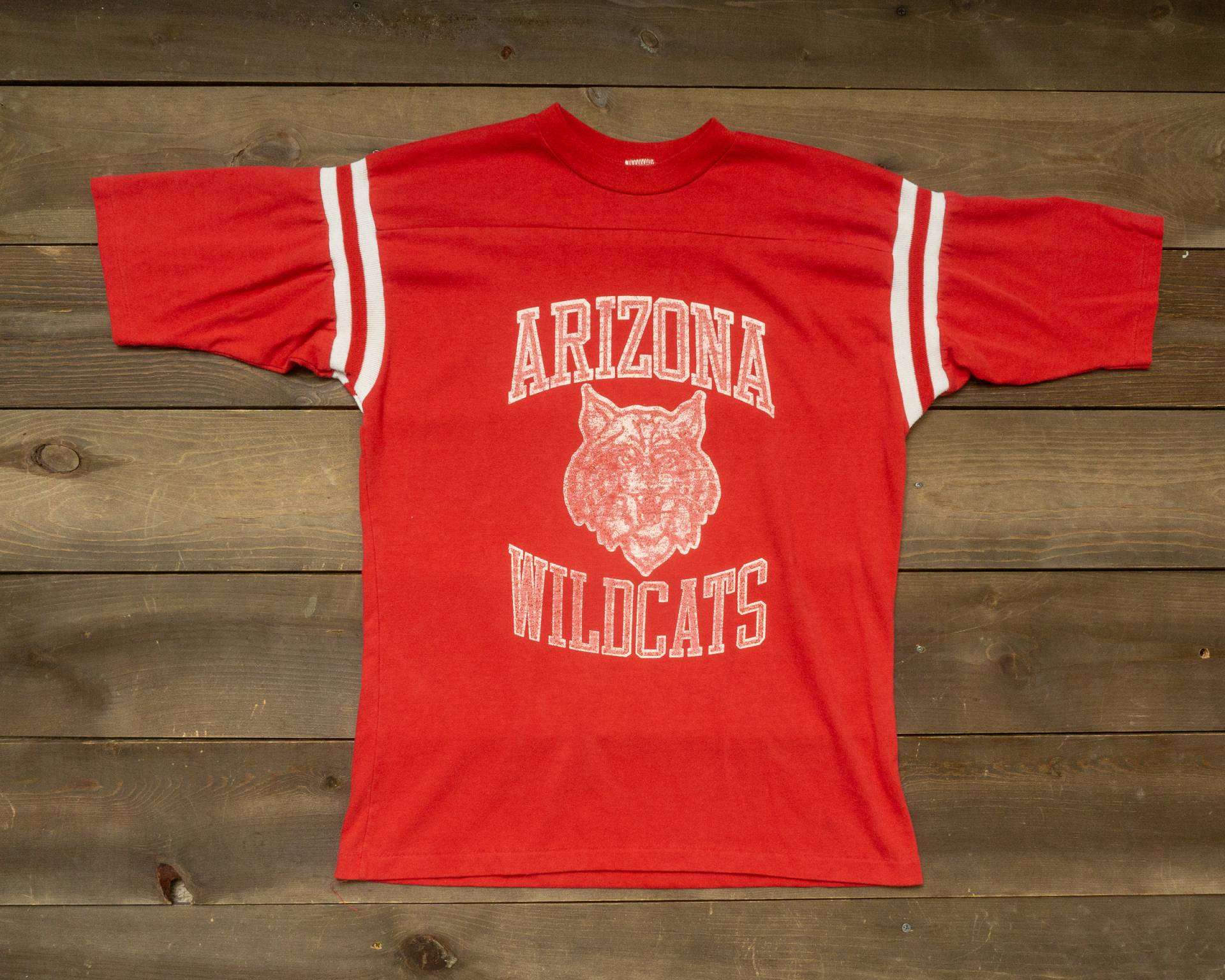 70Er Jahre Vintage Arizona Shirt | Jersey T-Shirt Az Wildcats College T von ShopSaviorClothing