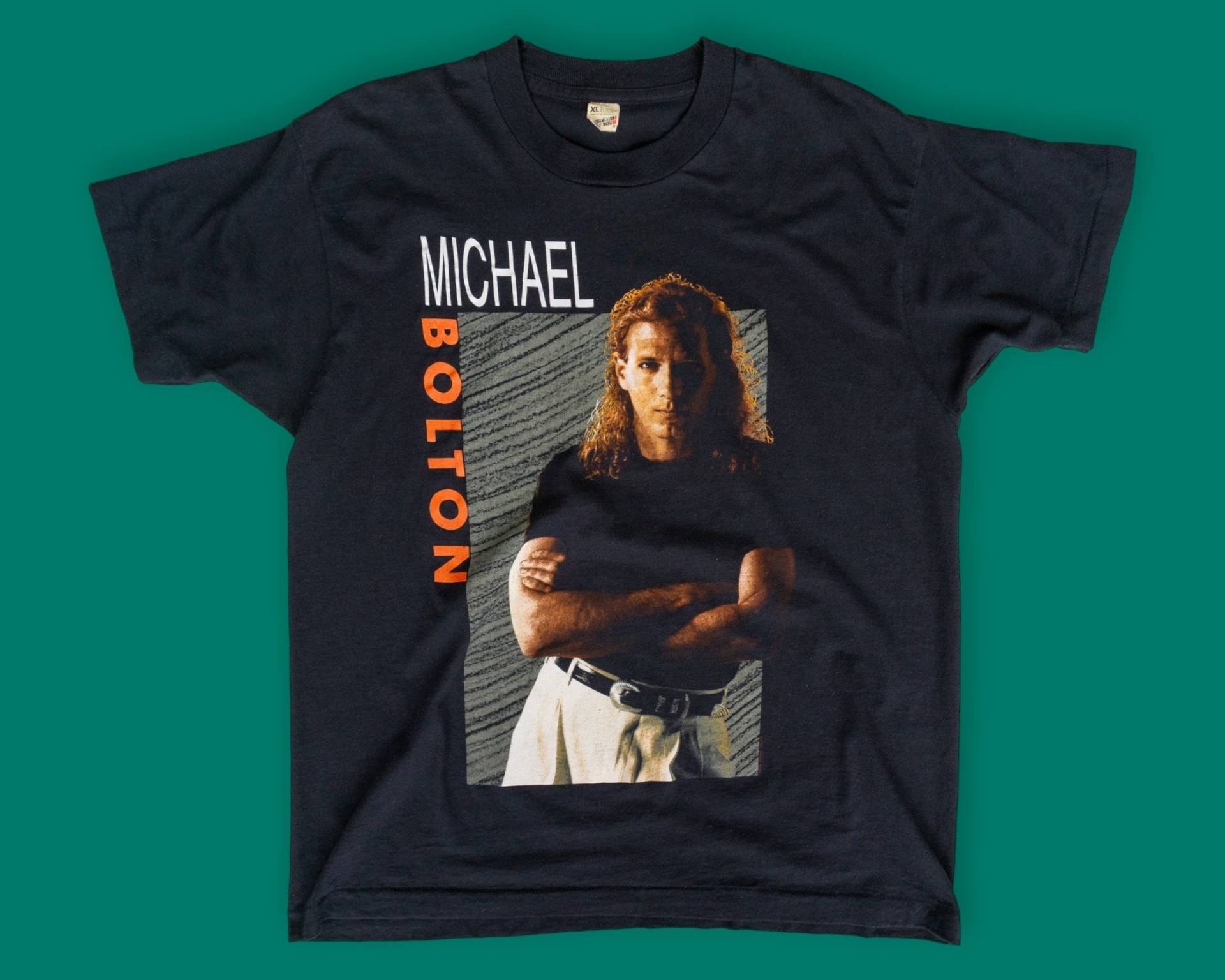 90Er Jahre Vintage Michael Bolton Konzert-T-Shirt | Band T-Shirt Konzert Shirt Tournüre Hemd von ShopSaviorClothing