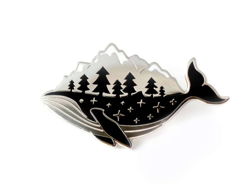Silber Walfisch Pin Silber Walfisch Pin von ShopShoal