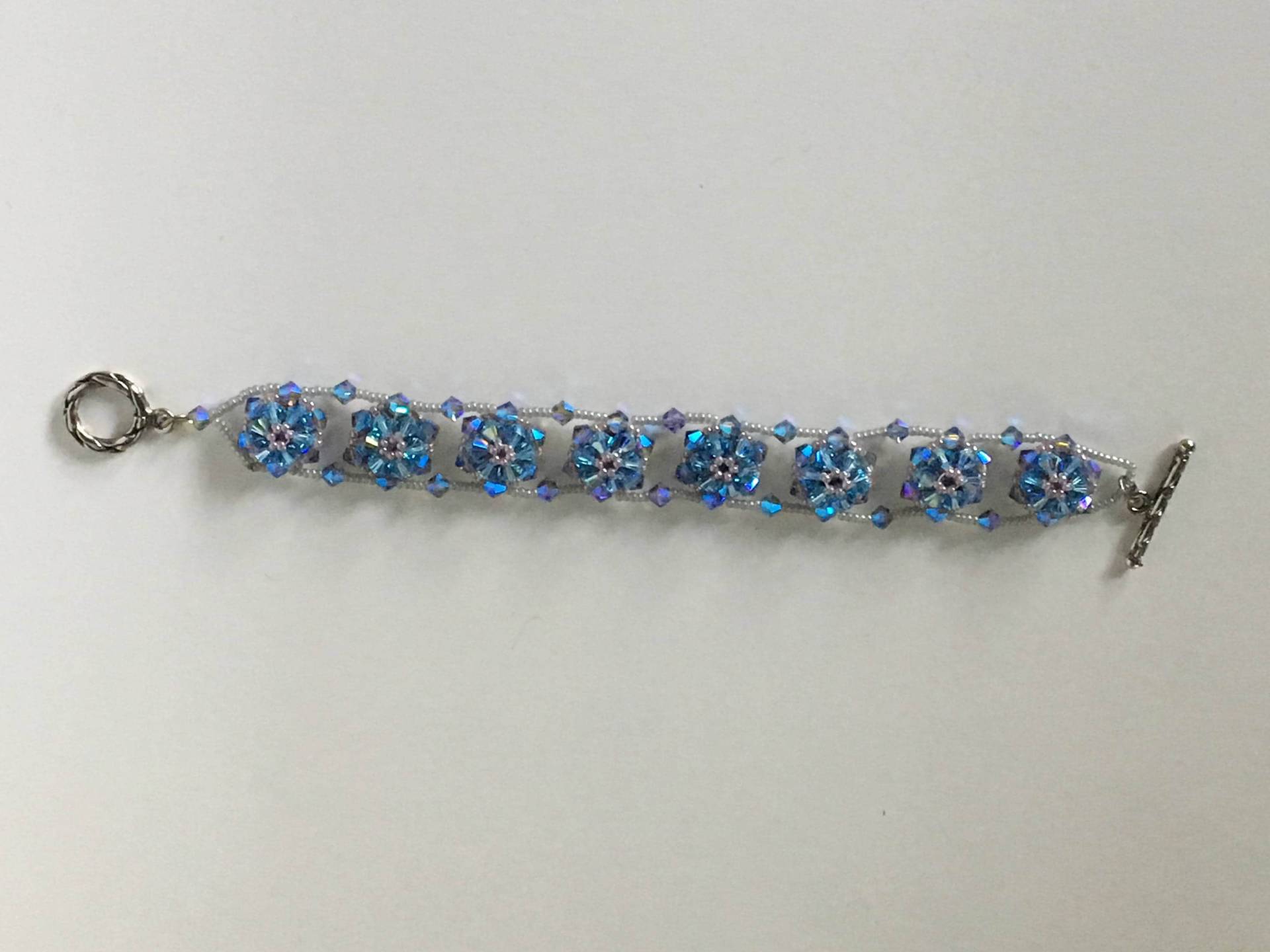 Kristallblume Band Perlen Armband - Reversible Kristallblume Band Perlen Armband - Reversible von ShopStoneAndPaper
