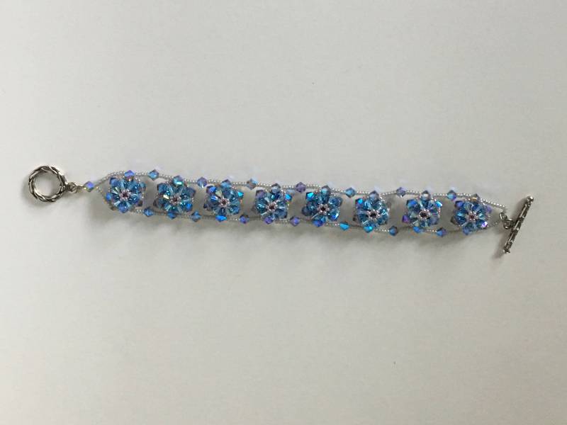 Kristallblume Band Perlen Armband - Reversible Kristallblume Band Perlen Armband - Reversible von ShopStoneAndPaper