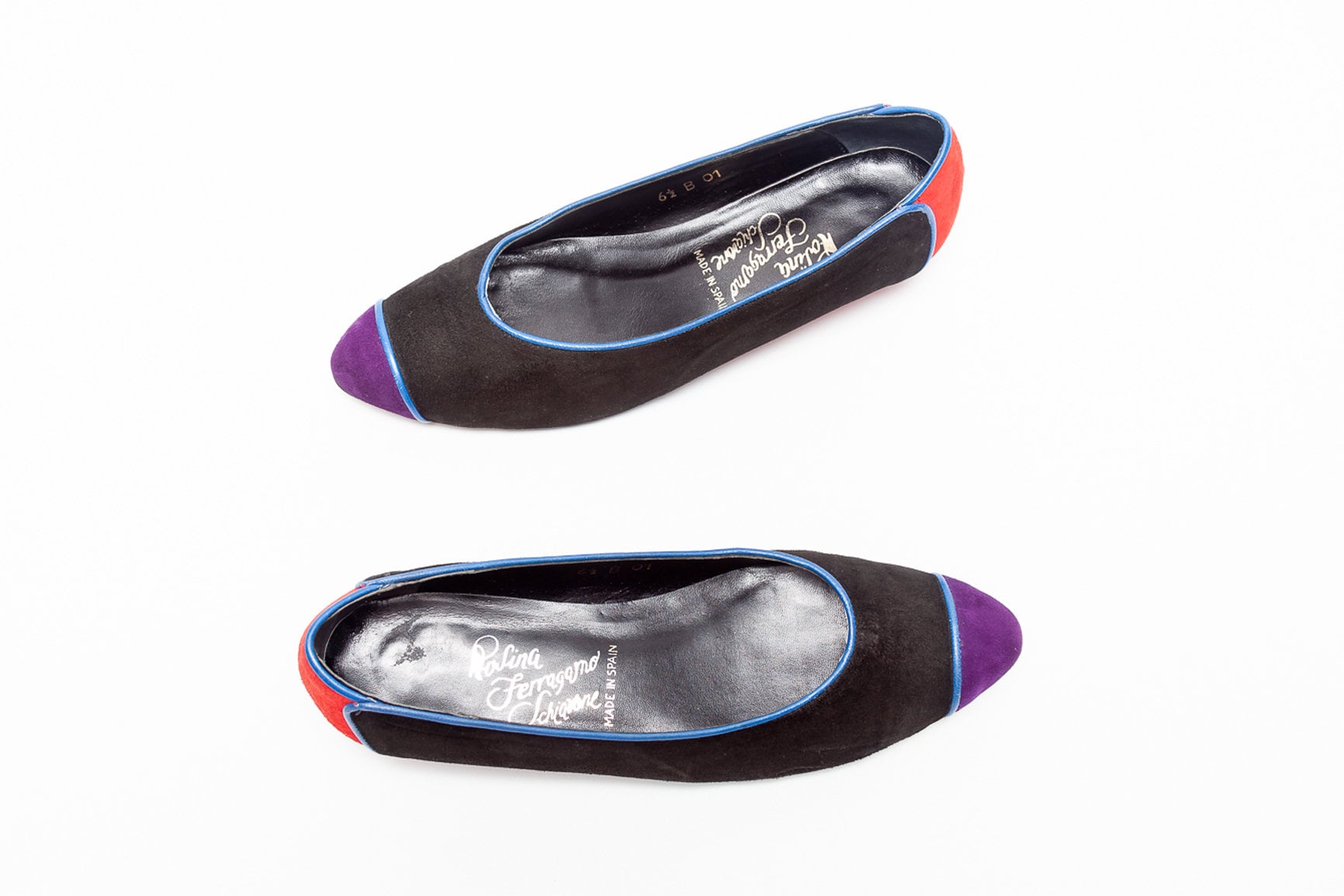 Rosina Ferragamo Schiavone Vintage Größe 6.5 von ShopTheArchives