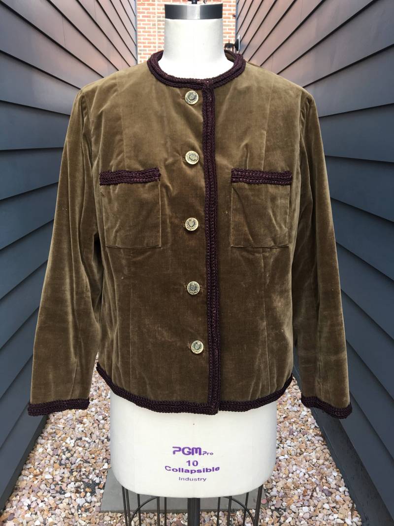 1940S-50S Samtjacke // Vintage von ShopTogetherVintage